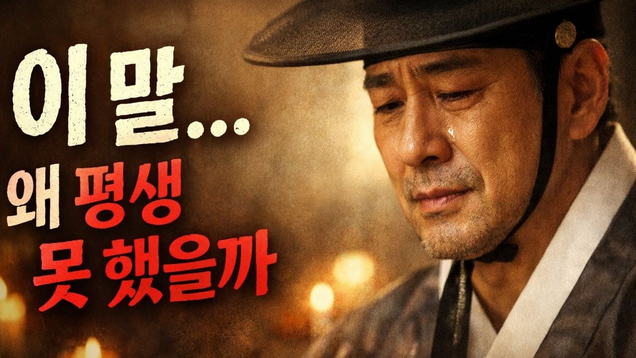 이 말… 왜 평생 못 했을까 | 여보, 고생 많았소 (감성 트로트)