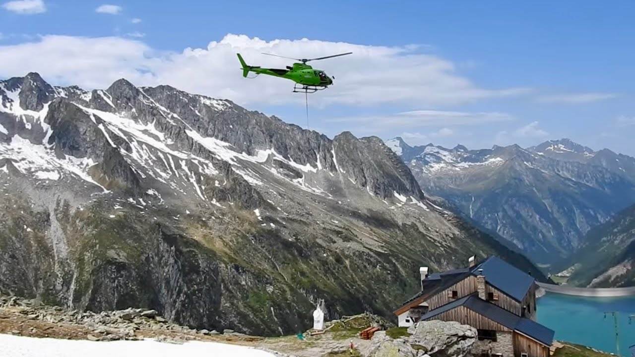 Plauener Hütte Eindeckung -   Die Bergwandersaison kann beginnen!
