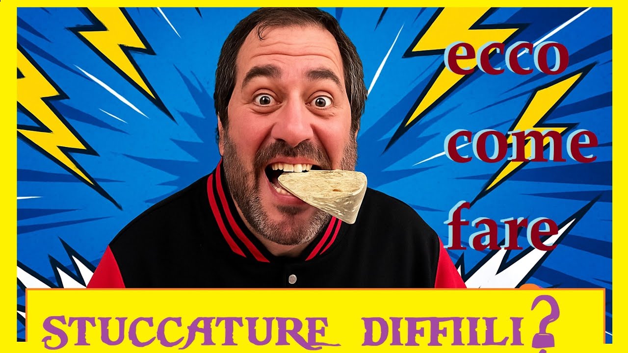 Come stuccare profili e righe difficili