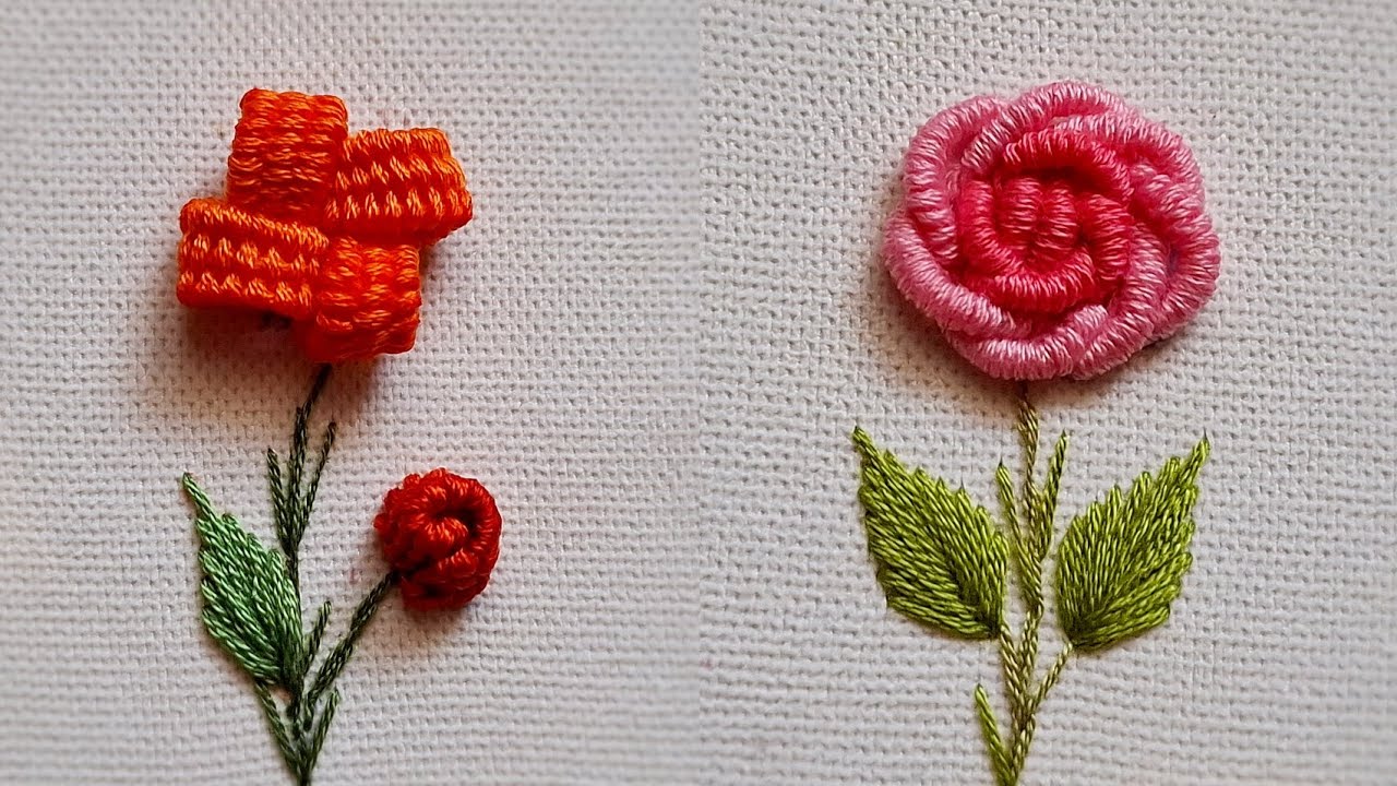 Easy Rococo and Woven Stitch Embroidery Designs You’ll Love 