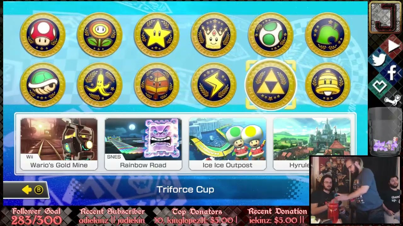 Switch Night Part 2 - Mario Kart 8 Deluxe w/ Bobakanoosh & SacredSurvival