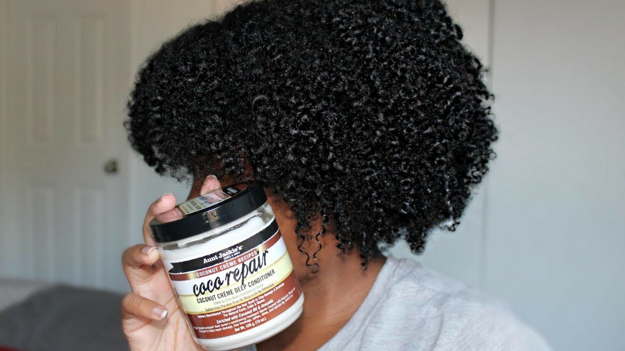 Aunt Jackie's Coconut Creme Deep Conditioner | Demo & Review