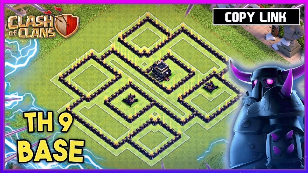 TH9 COC BASE 2025 | TH 9 COC | COC TH9 BASE COPY LINK