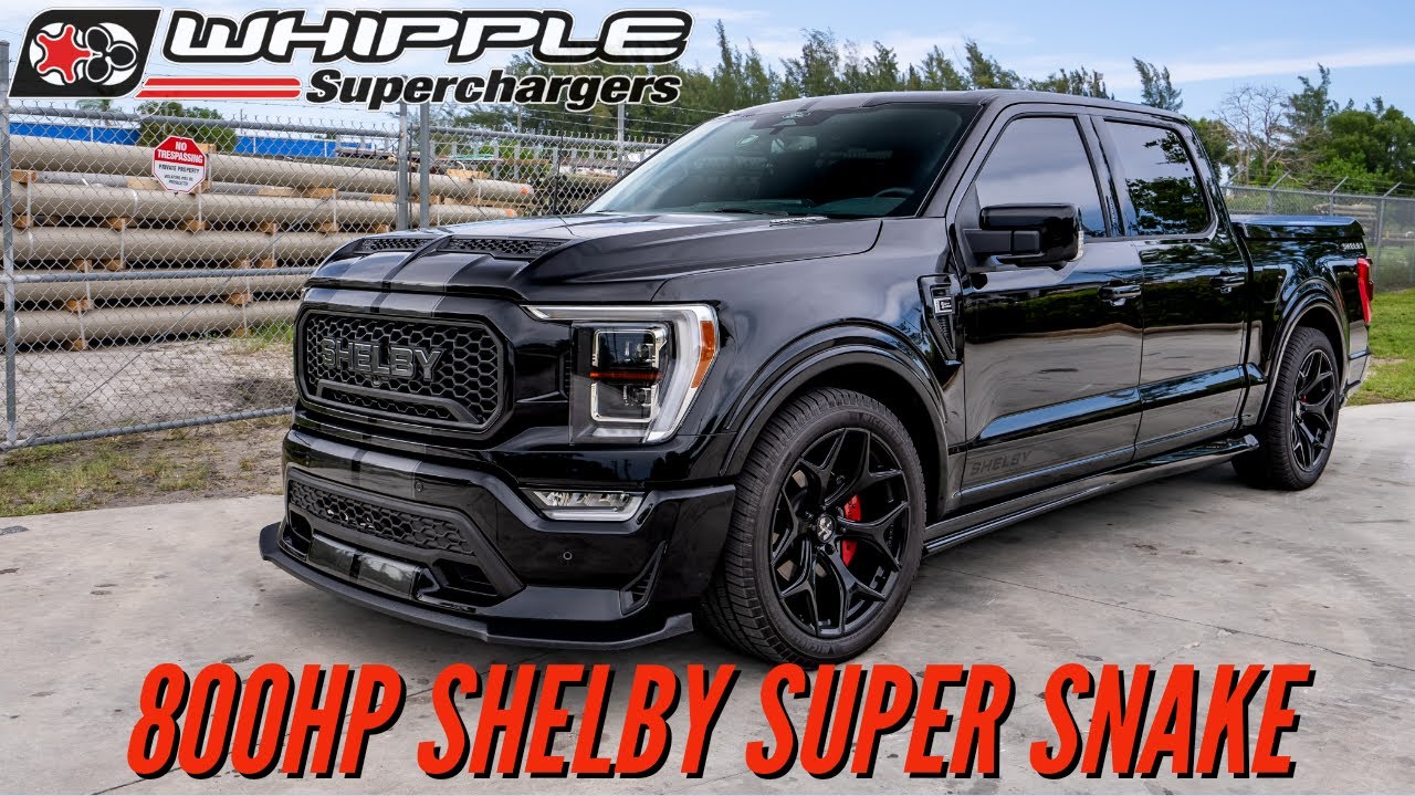 800HP SHELBY F150 SUPER SNAKE | 0-60 IN 3.3 Seconds! | Race Ported Whipple Supercharger & FLEX FUEL!