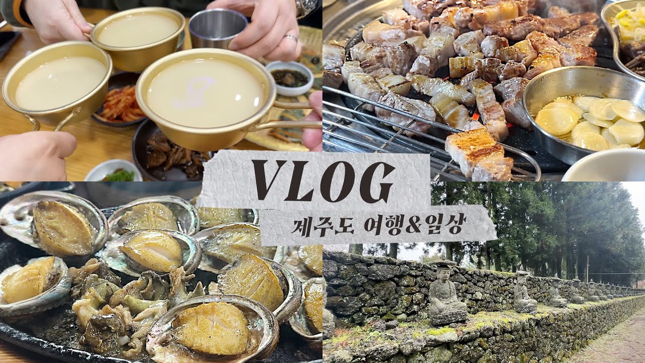 의욕 없는 친구들과 쉬고 먹기만 한 3박4일 제주도 여행🌴&일상 브이로그🎬 여행 다녀 와서 입터진 햇님(?) 240218