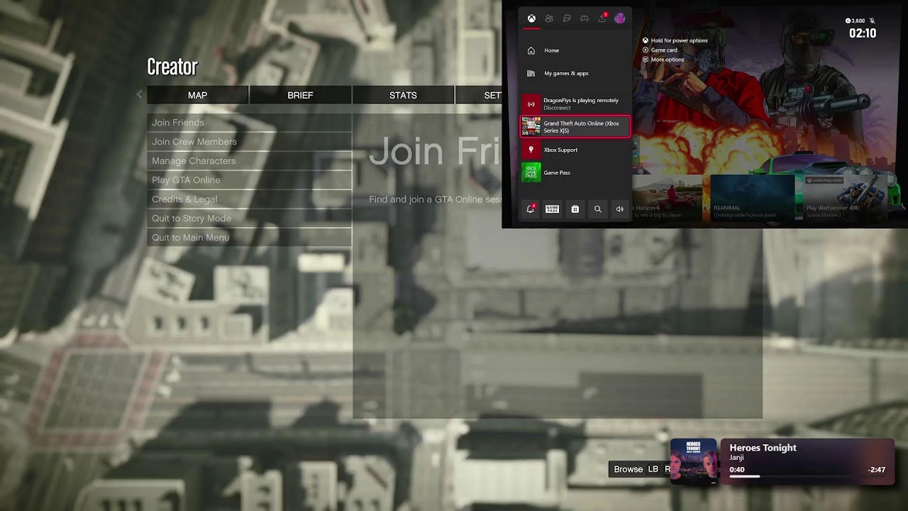 Random BSing and GTA 5 beffing & chilling XBOX SERIES X/S