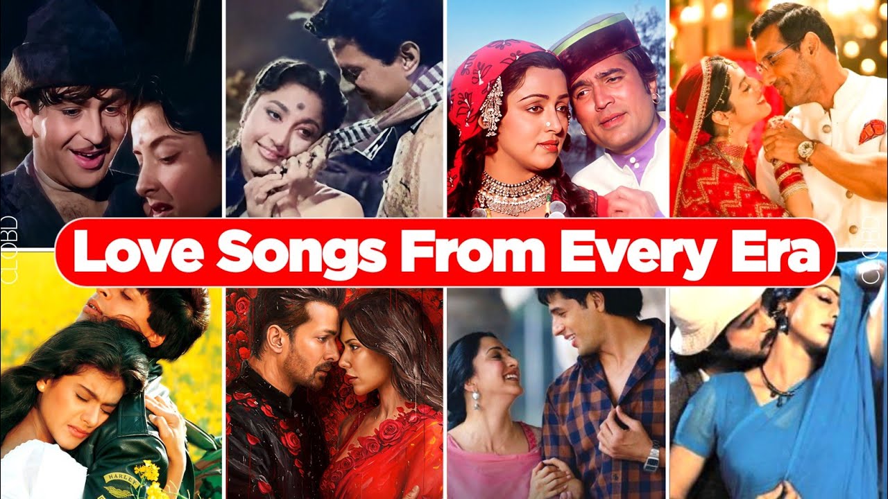 Top 10 Romantic Bollywood Songs From Every Era ❤️ 1950s - 2020s | CLOBD