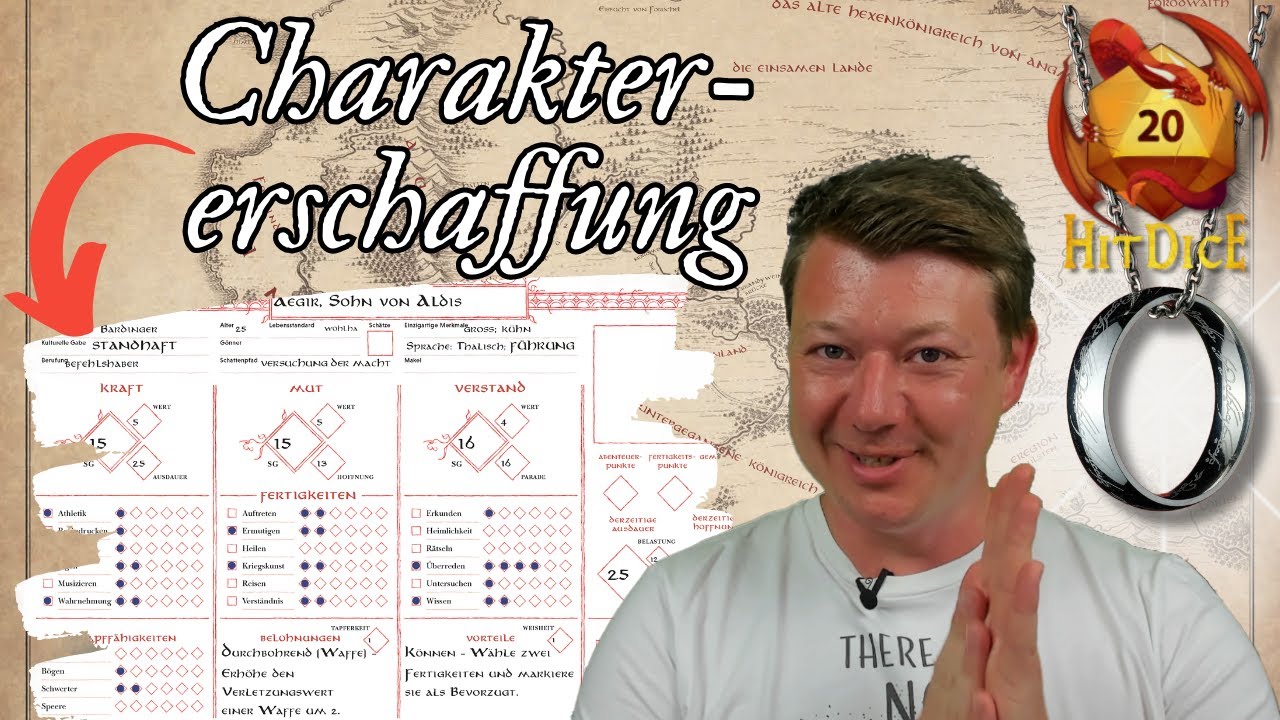 Der Eine Ring 2E | Einen Charakter erstellen | Charaktererschaffung in DER