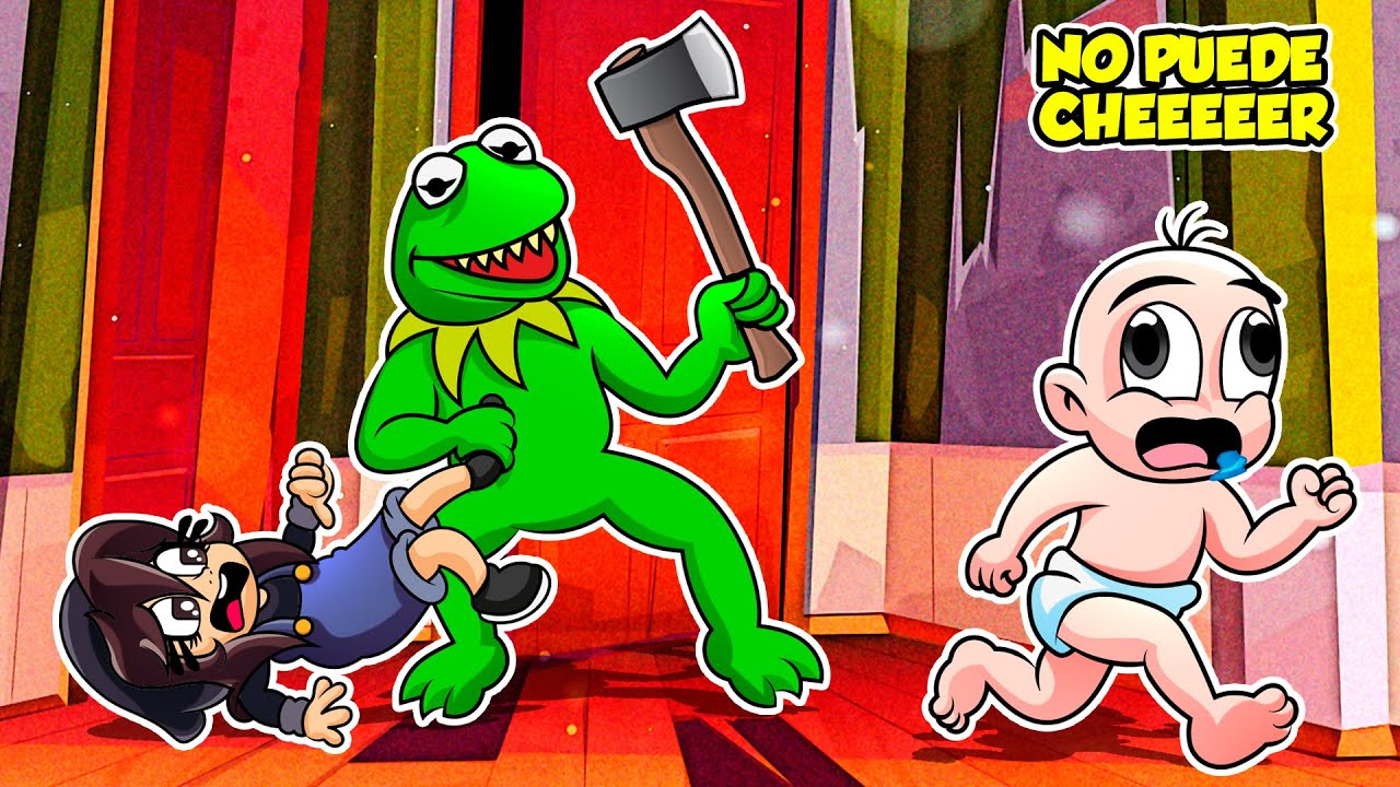 ¡LA RANA MALVADA NOS ATRAPO! 🪓🐸 ¿NOS ASESINA? BEBE NOOB, NOOBSI Y NANI ROBLOX
