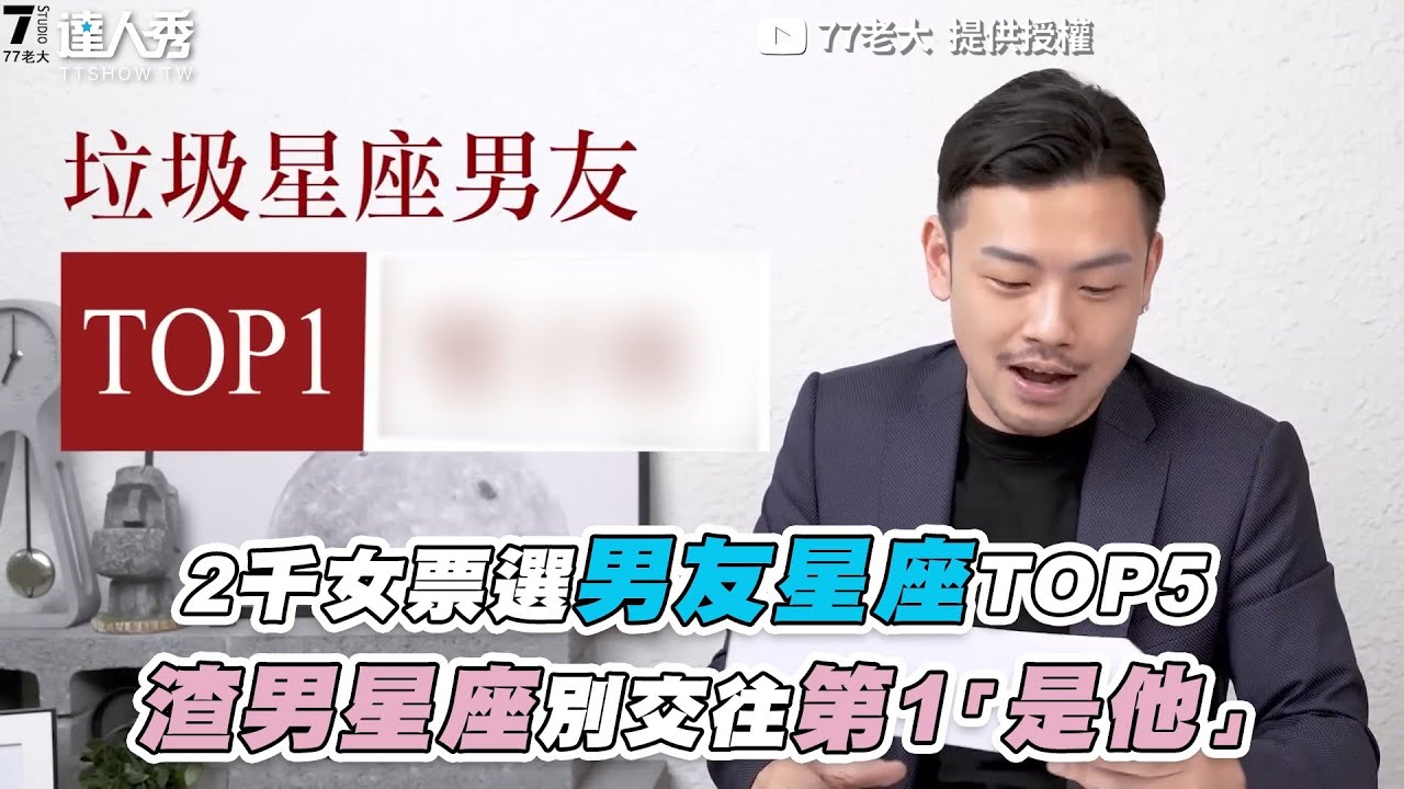 【2千女票選男友星座TOP5 渣男星座別交往第1「是他」】｜ @77bossloveu