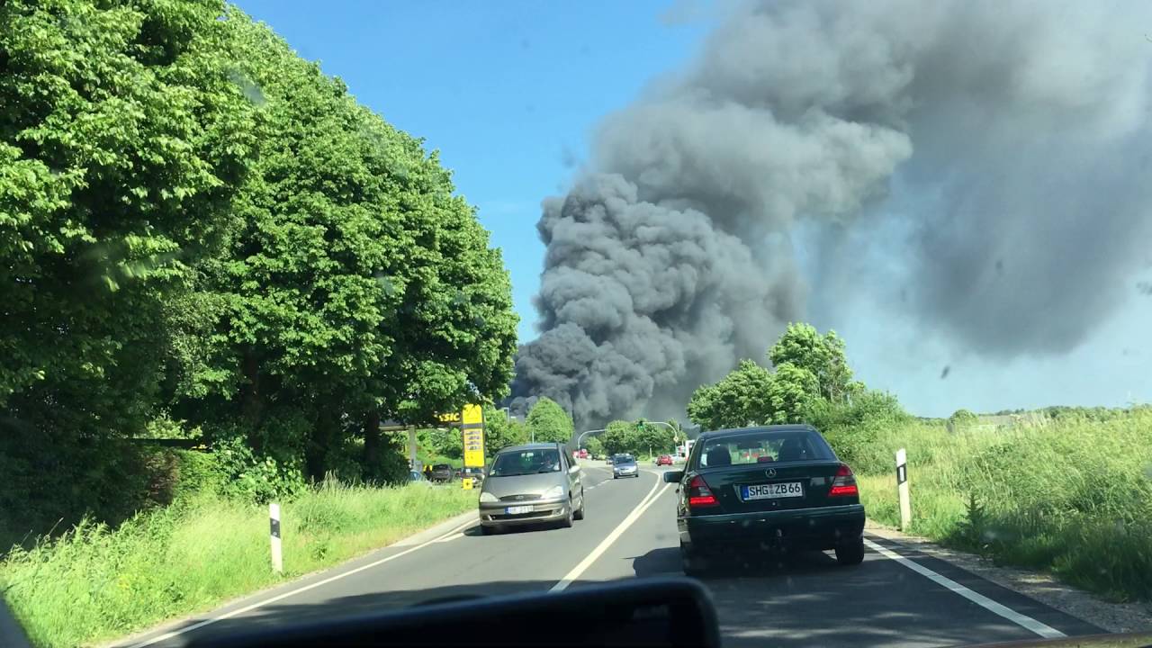 Langballig - Großbrand Bauzentrum 08.06.2016