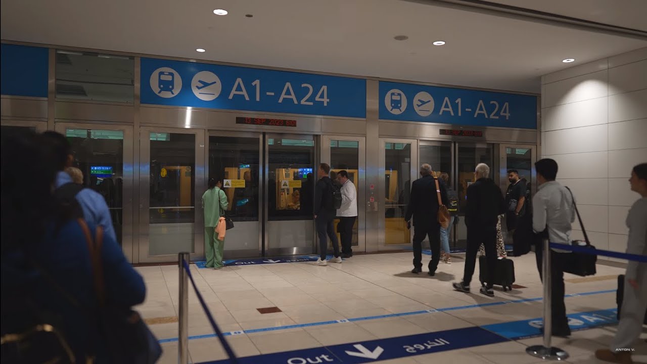 United Arab Emirates, Dubai International Airport train shuttle