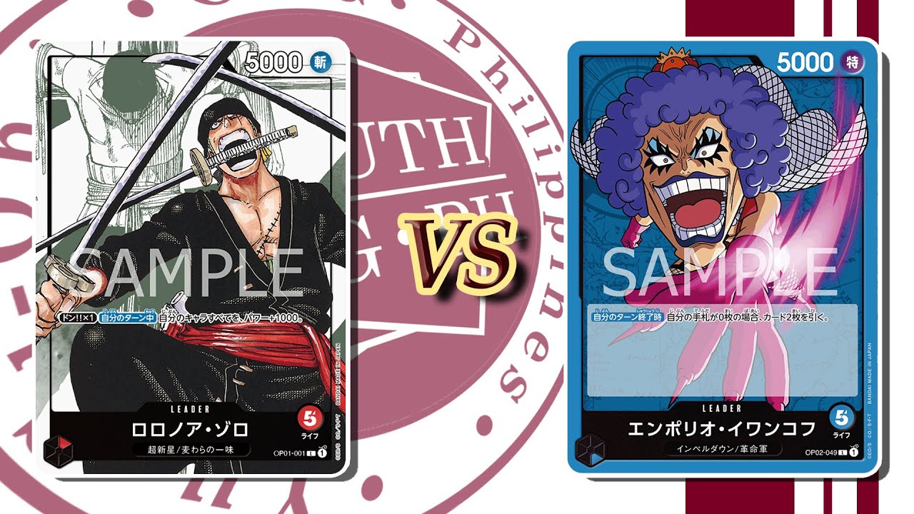 One Piece Card Game MADCAP Red Zoro vs. Blue Ivankov [OP05]