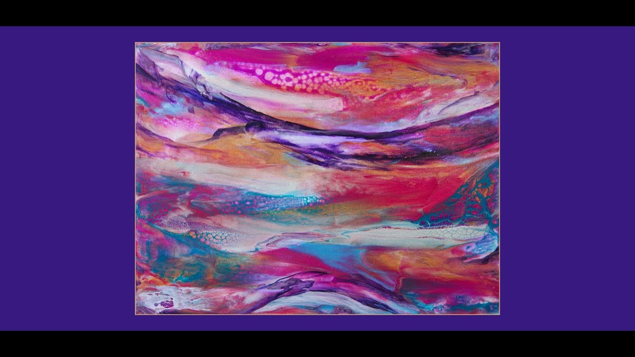#10,208 Spectacular Colored Cell-activated Fluid Acrylics Swipe 11.09.2025 Spontaneous art