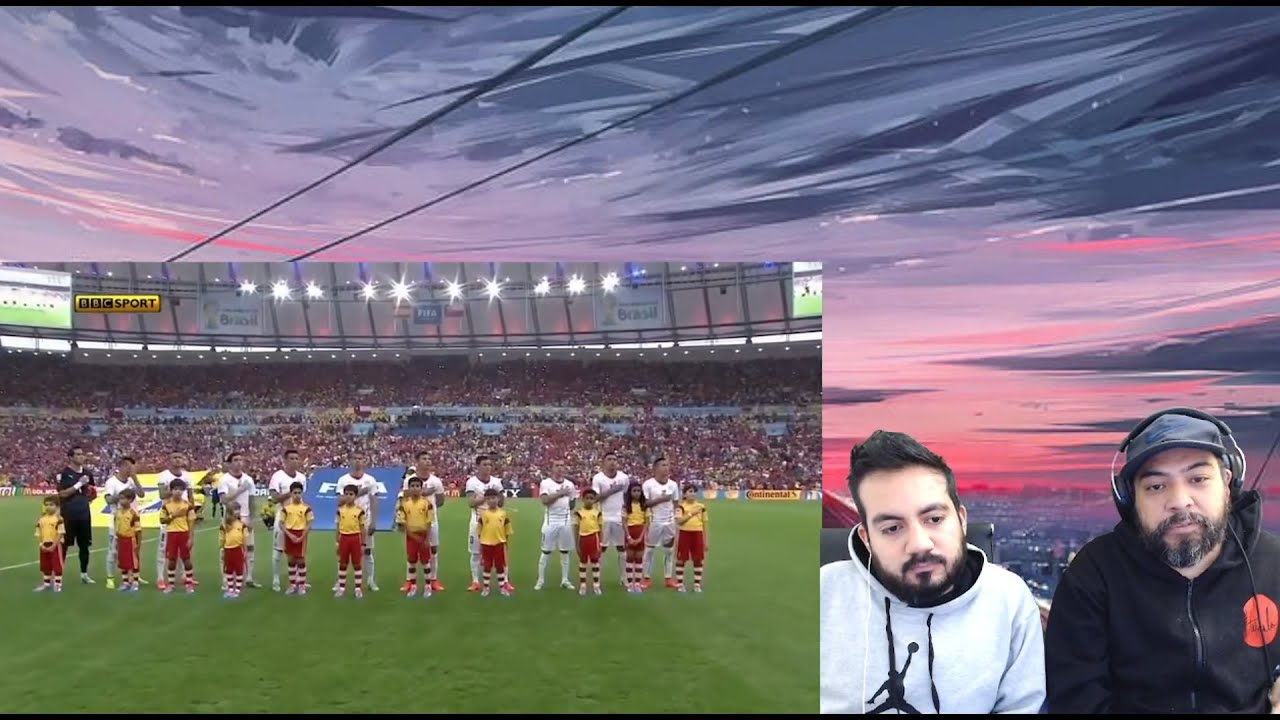 MEXICANOS REACCIONAN A HIMNO DE CHILE Y ESPAÑA EN EL MUNDIAL 2014