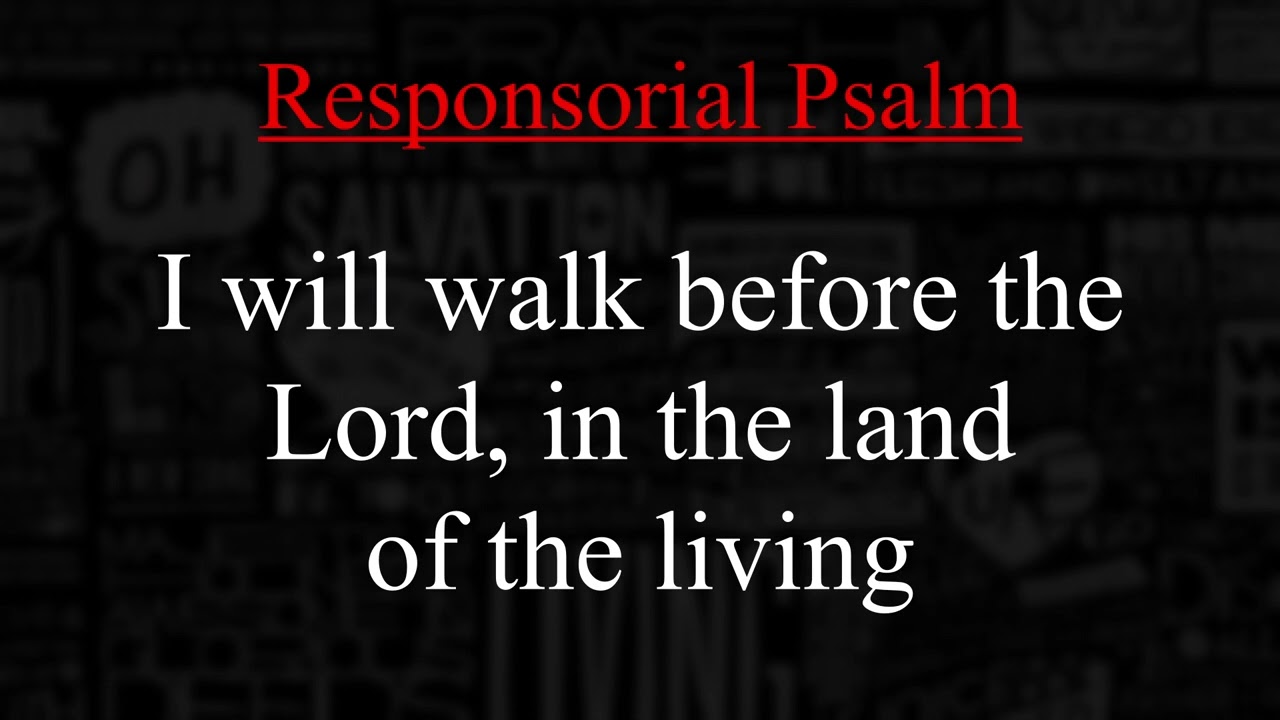 [PIANO] 2nd Sunday of Lent - February 25, 2024 - (RESPOND & ACCLAIM)