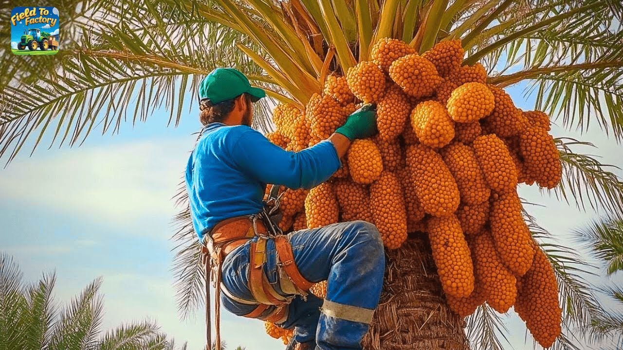 How Millions Tons of Dates Are Harvested & Processed &ndash; Inside Massive Date Palm Factory