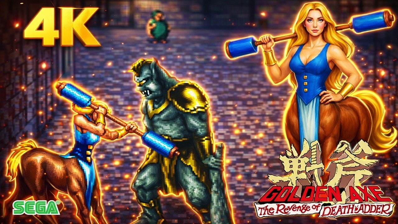 Golden Axe: The Revenge of Death Adder - Dora | No-Death REAL RUN | Hardest | NO TAS