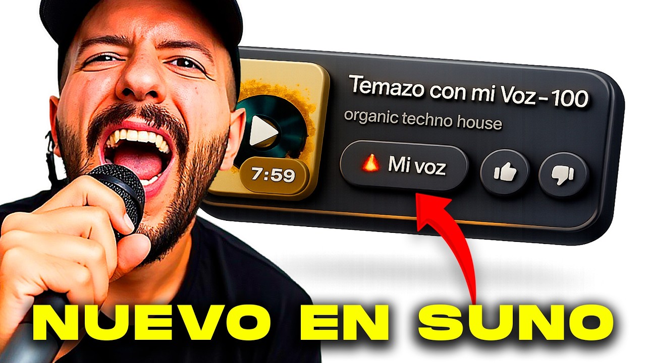 MI propia VOZ en Canciones IA con SUNO ✅ Truco 