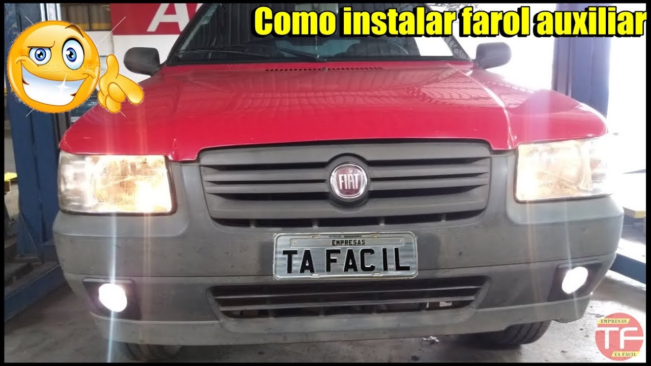 Como instalar farol de milha no Fiat Uno
