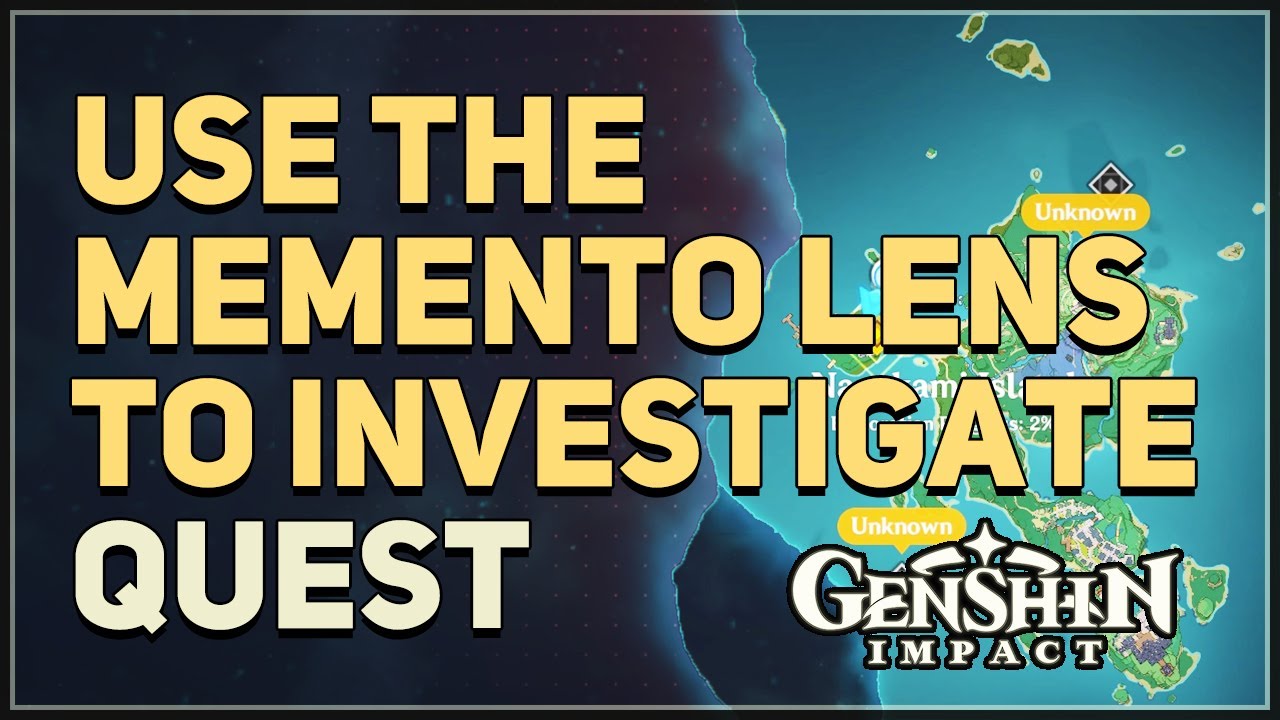 Return to the abandoned shrine and use the Memento Lens to investigate Genshin Impact