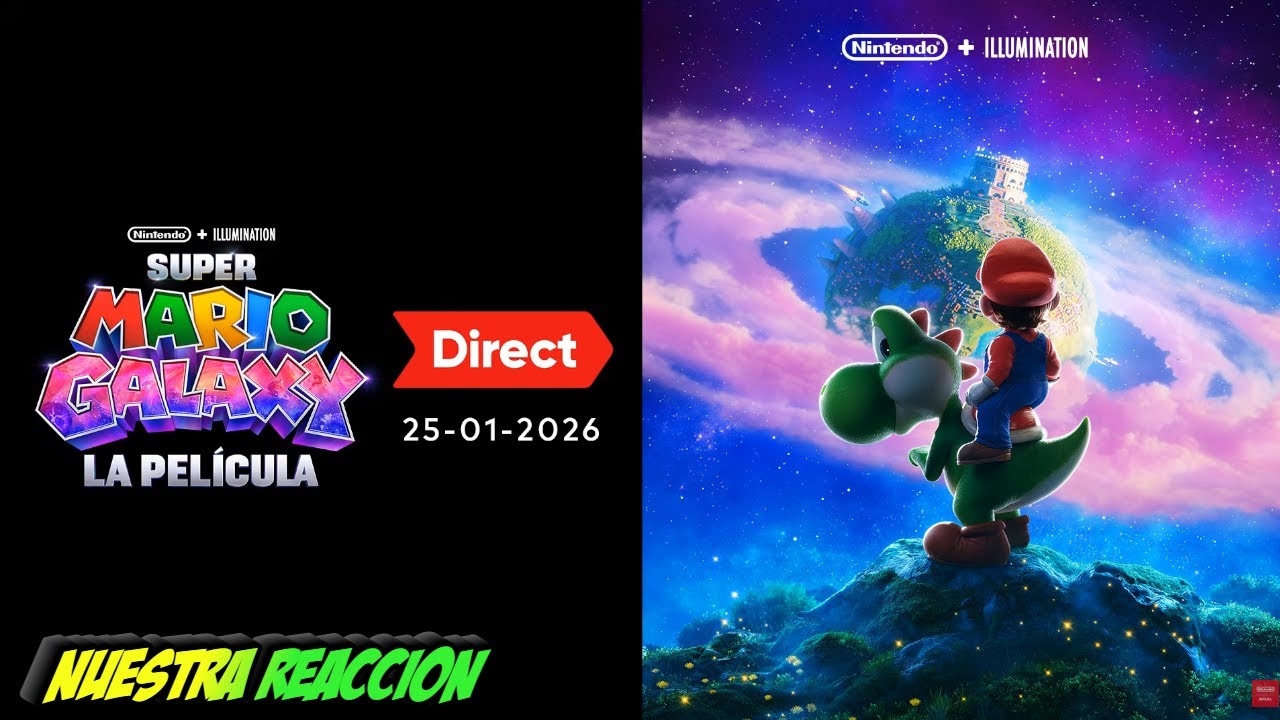 Super Mario Galaxy Movie: ¡Nuestra reacción al trailer! | Nintendo Direct | AdmaGames | AdmaGames