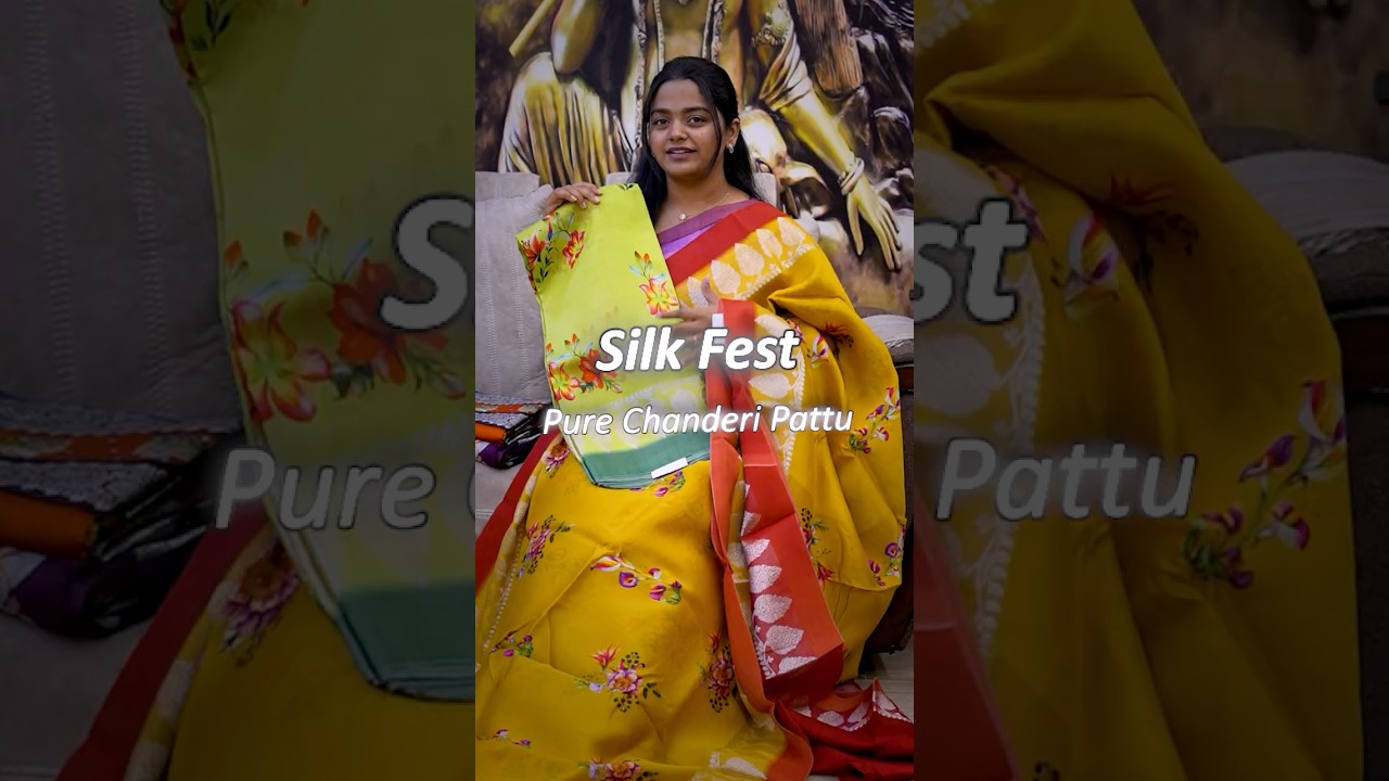 Pure Chandari Pattu | Silk Fest Sale 28,29,30 | Poornima Prints Contact: 9652899526