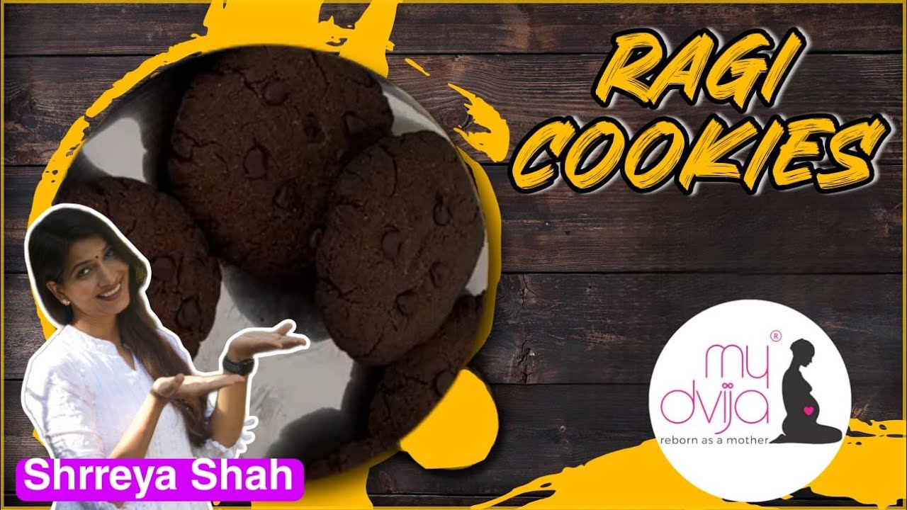 Homemade Ragi Cookies Recipe | Can be made in pan as well, best baby snack & travel food recipe
