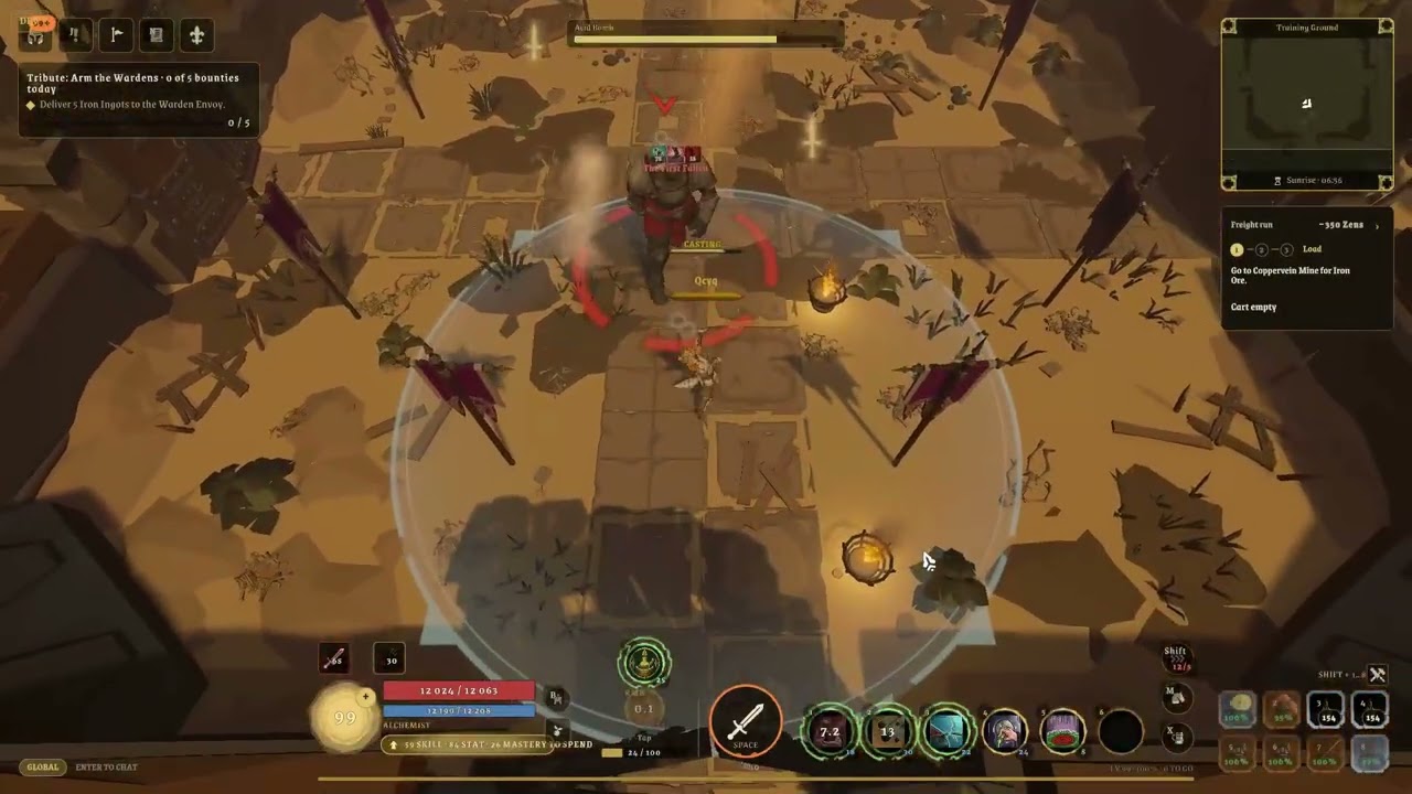 Utaburg MMORPG: Knight, Hunter, Wayfarer, Alchemist, Assassin, Guardian raw gameplay presentation
