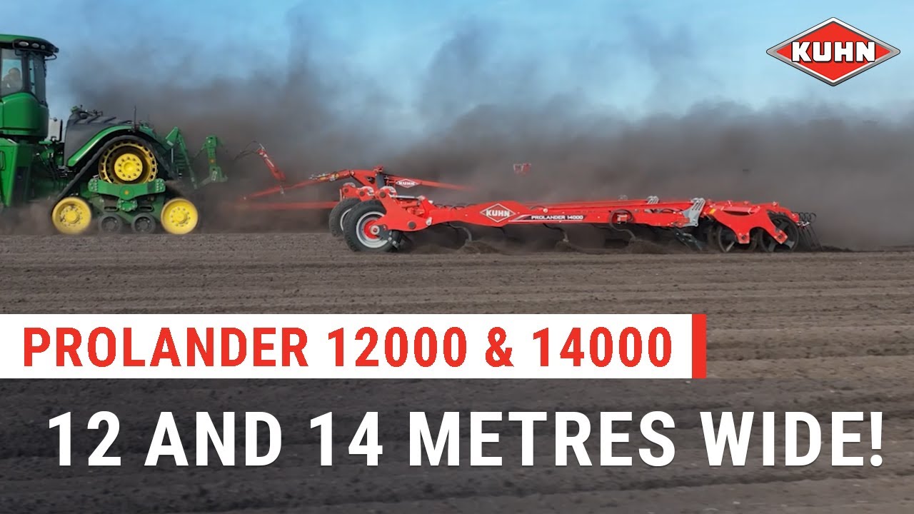 Tine cultivators 12 and 14 metres wide! – PROLANDER 12000 - 14000 – KUHN