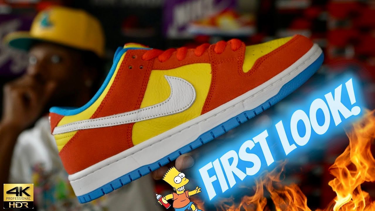 THESE ARE INSANE!! FIRST LOOK AT THE UPCOMING NIKE SB DUNK BART SIMPSON WILL SELL OUT IN SECONDS!!!