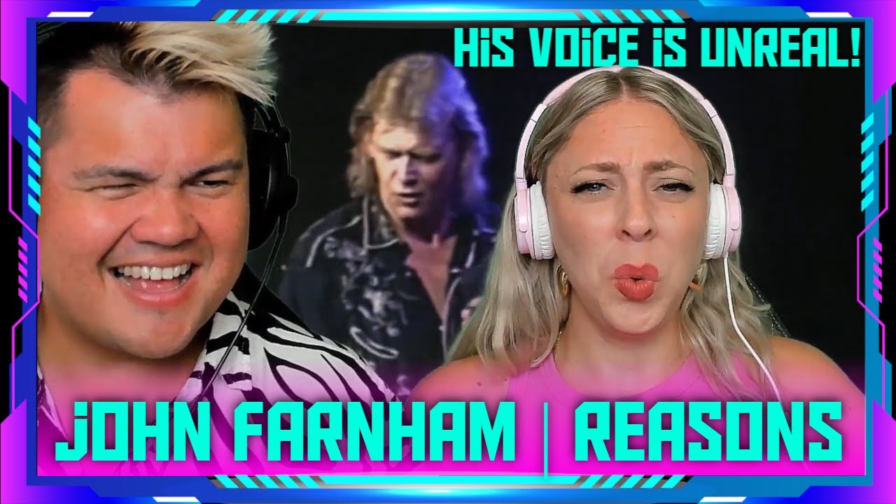Americans Reaction to John Farnham - Reasons (High Quality) | THE WOLF HUNTERZ Jon and Dolly
