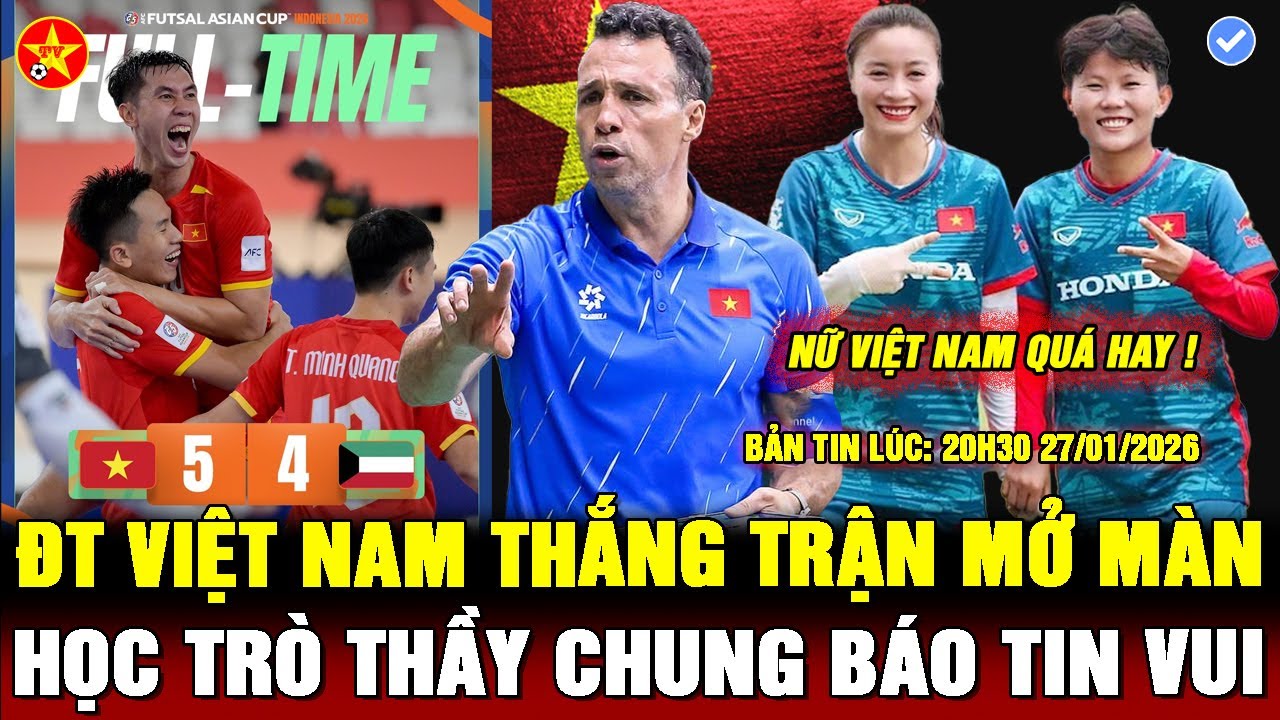 🔴BÍCH THÙY TIẾP TỤC TỎA SÁNG, FUTSAL VIỆT NAM THÊM 1 BƯỚC TỚI WORLDCUP, FIFA TẠM THA 7 CẦU THỦ LẬU