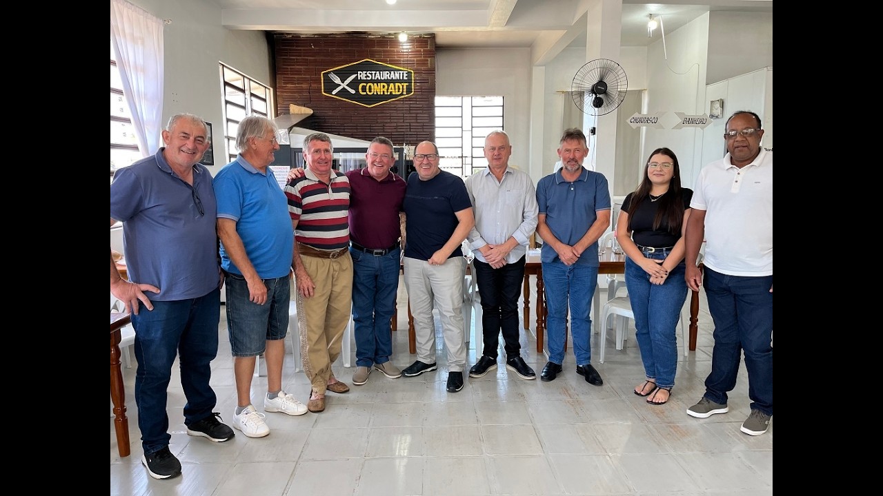 Presidente da Assembleia Legislativa do RS, deputado Sérgio Peres visitou Crissiumal