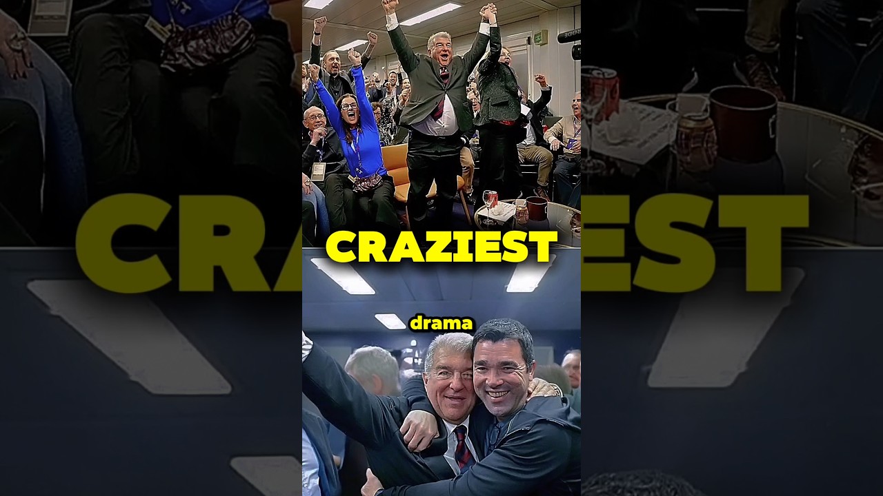 How Laporta Won The Barcelona Election AGAIN 😮&zwj;🔥 The Craziest Moments Explained #shorts