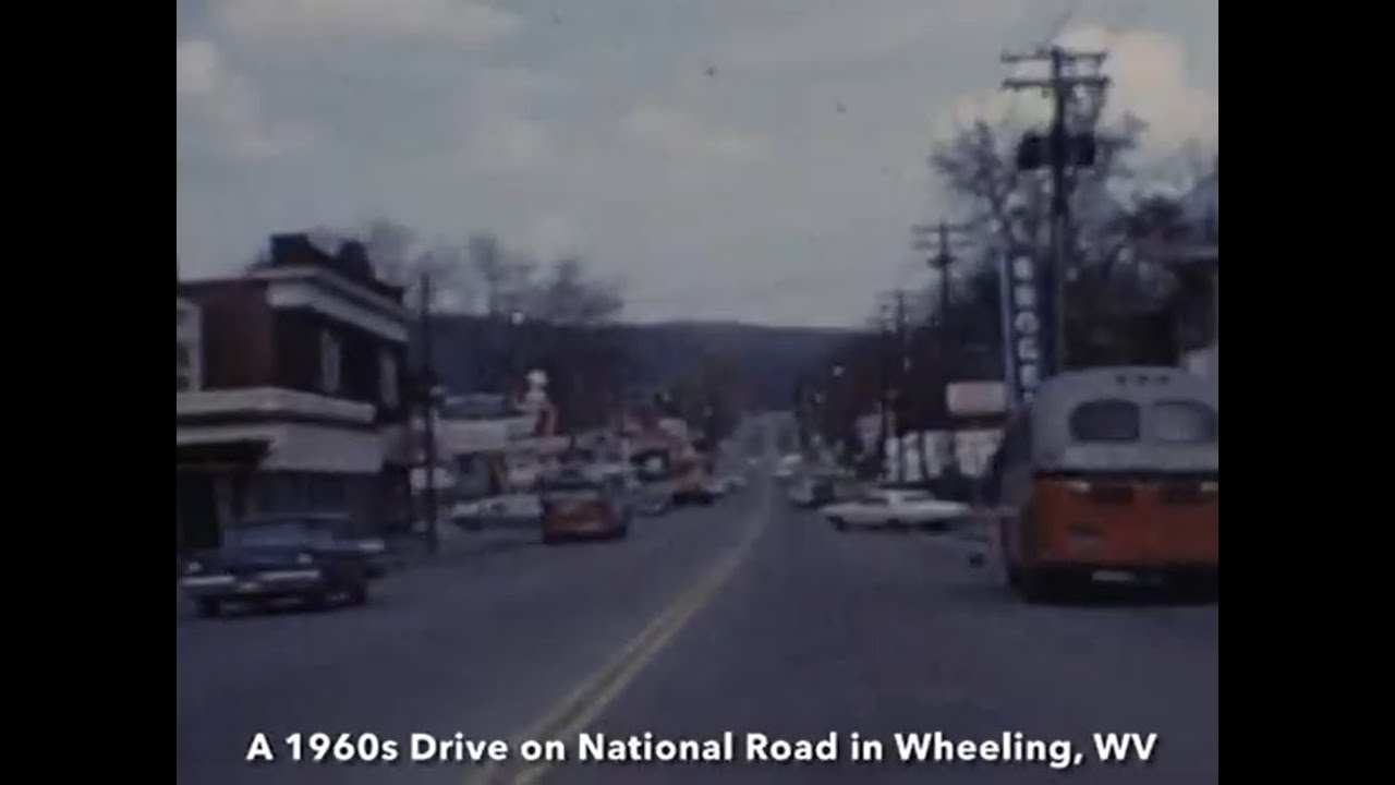 Mid-1960s Drive on National Road from Woodsdale to Elm Grove (Wheeling, WV)