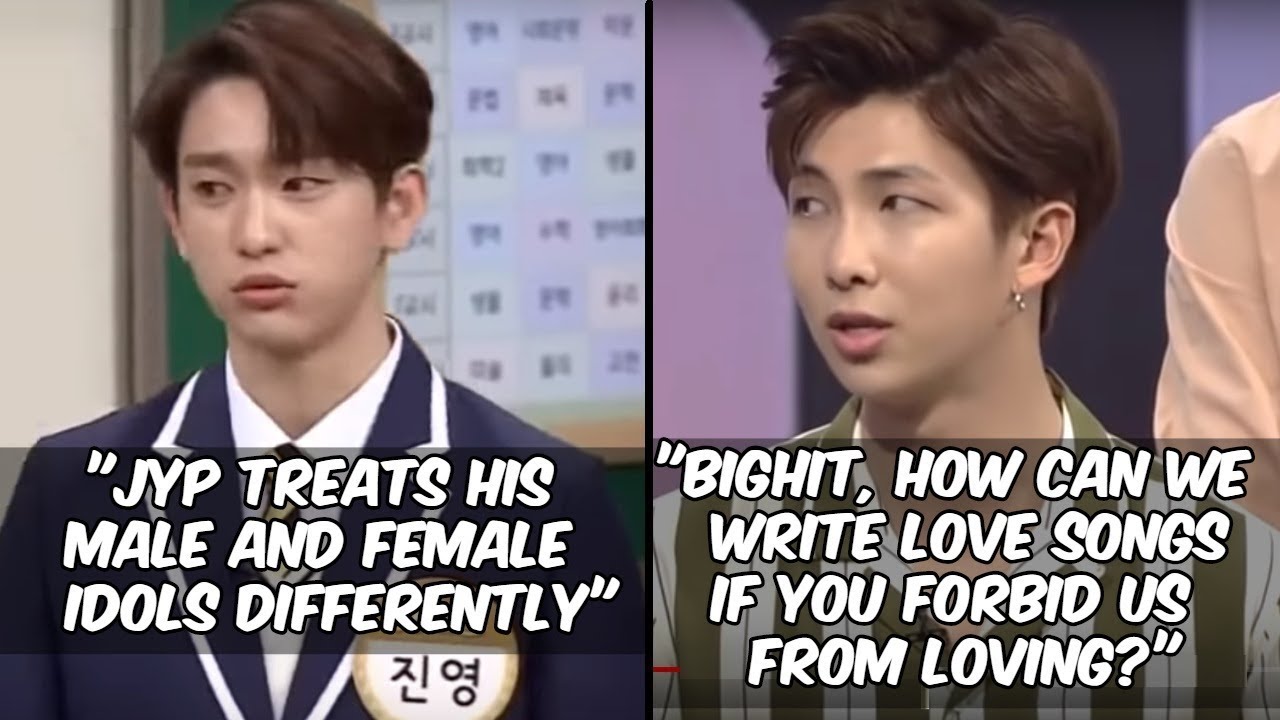 KPOP IDOLS THROWING SHADE AND CRITICIZING THEIR COMPANIES #2