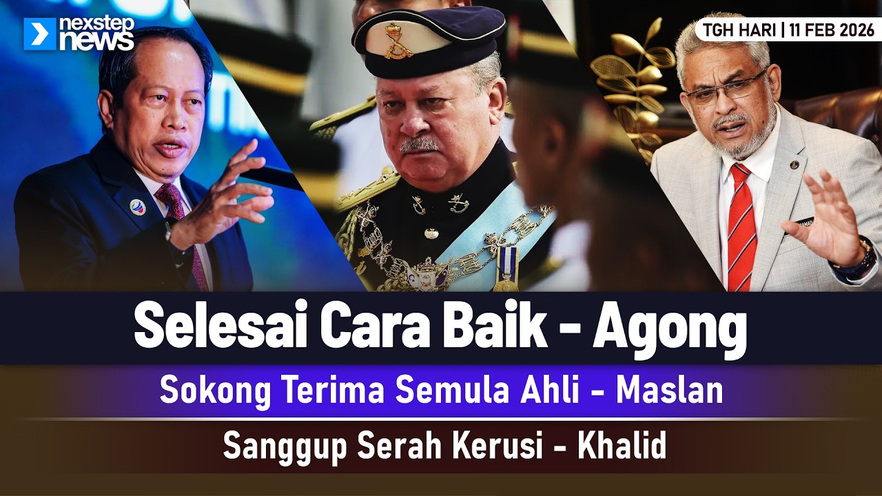 GEMPAR! Selesai Cara Baik - Agong | Sokong Terima Semula Ahli - Maslan | Sanggup Serah Kerusi...