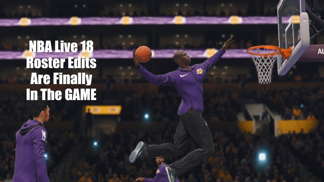 NBA Live 18 - Patch 1.08 Makes Roster Editing A Thing...Finally!!!