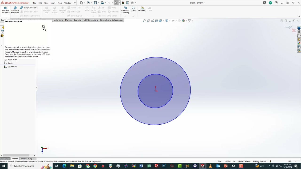 How to Sketch and Extrude - SolidWorks for Makers Tutorial Part 1