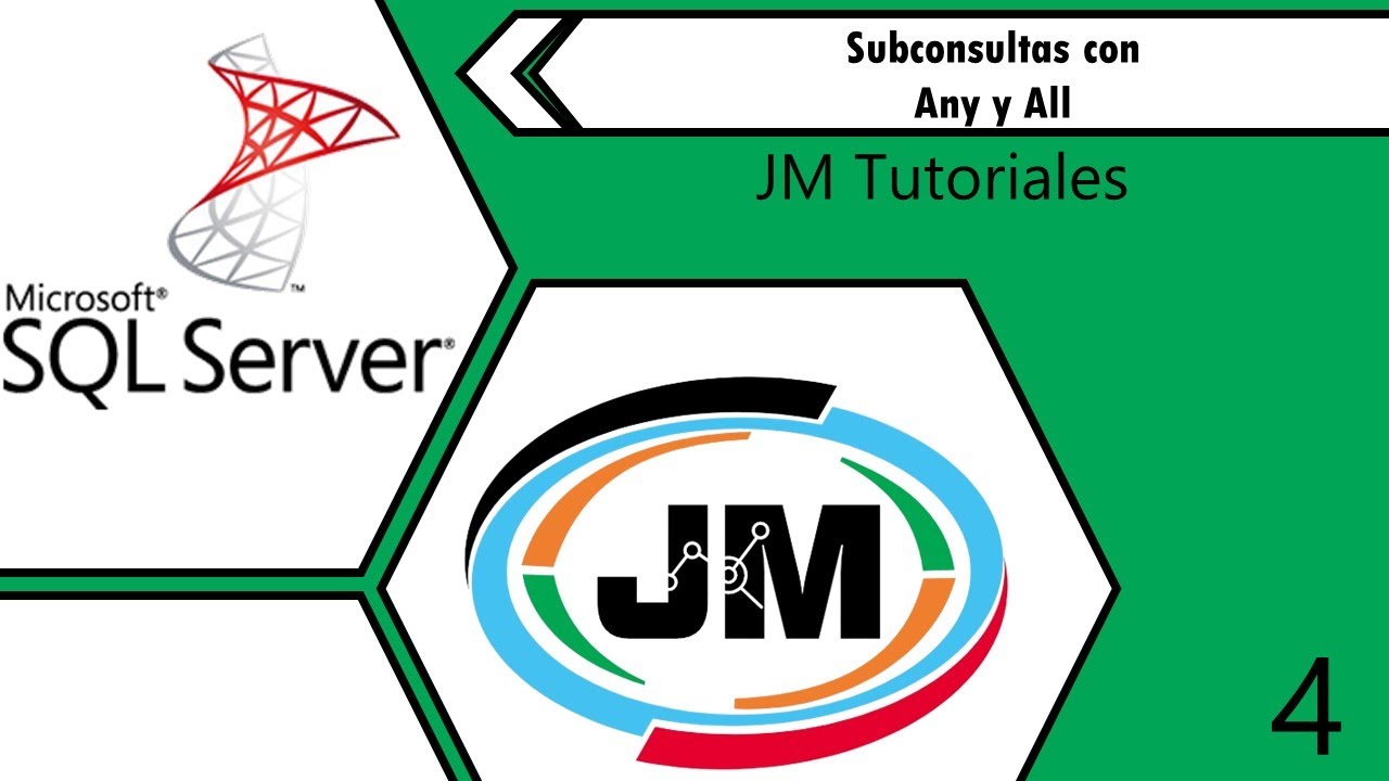 📢 #4 Curso SQL Server Avanzado : 🔥🔥 Subconsultas con ANY y ALL🔥🔥