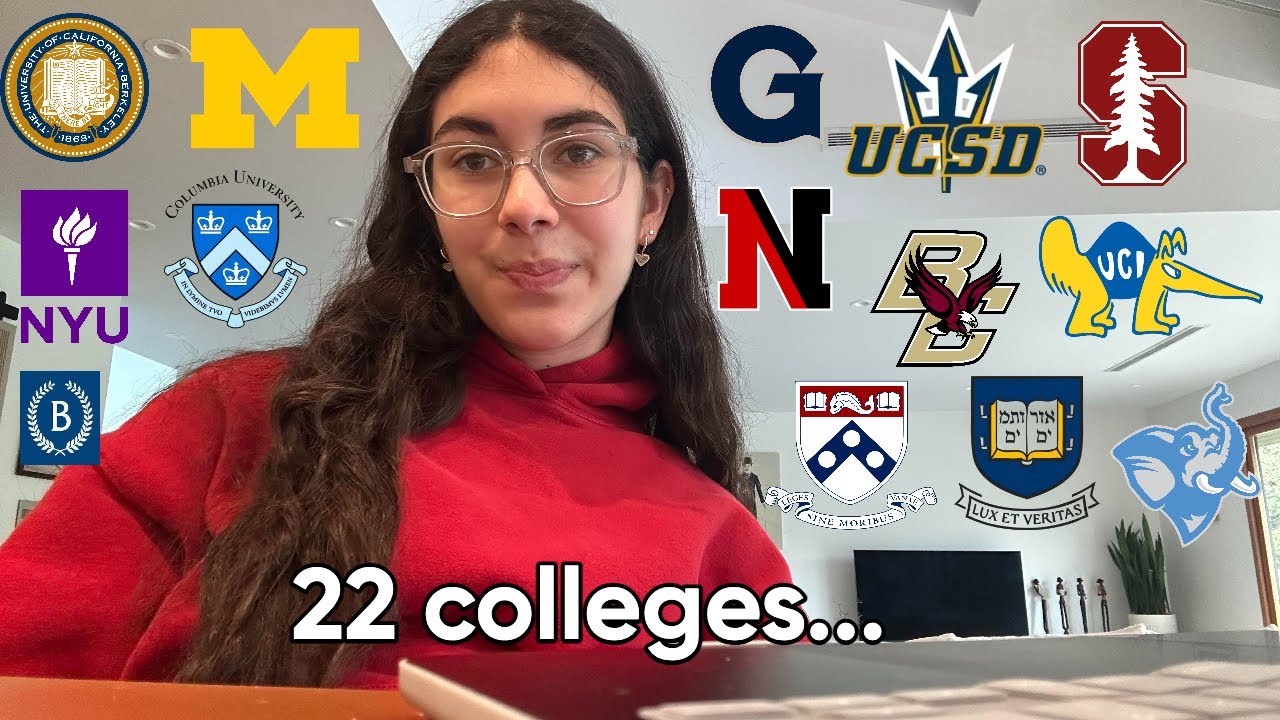college decision reactions 2025! | i applied to 22 colleges: ivies, stanford, UCs, & more...