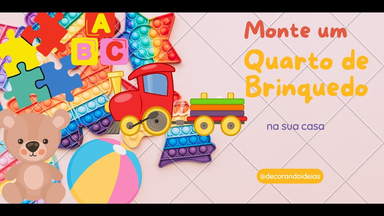 Monte um Quarto de Brinquedos Funcional na sua Casa!