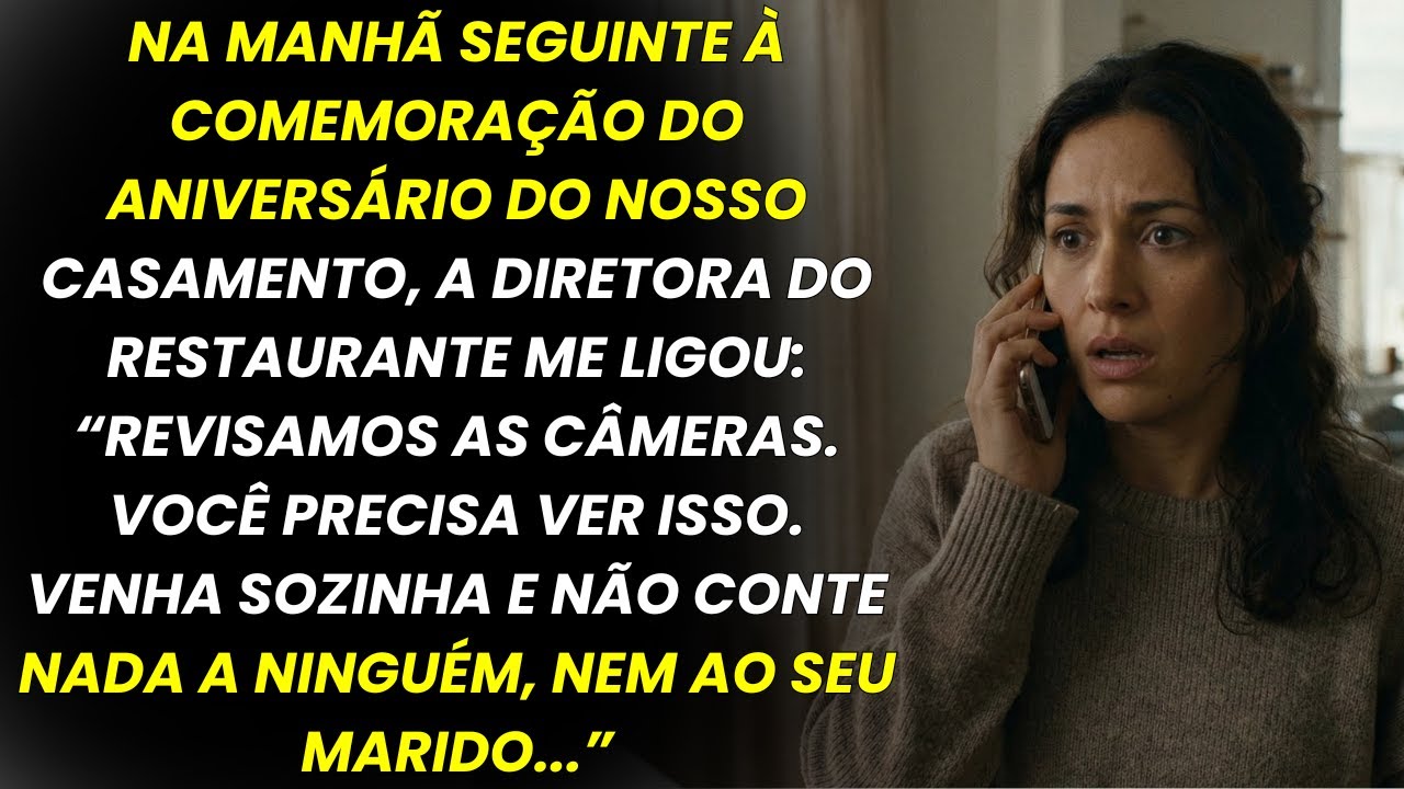 LIGARAM DO RESTAURANTE: “VOCÊ PRECISA VER AS CÂMERAS. VENHA URGENTE. SOZINHA!”