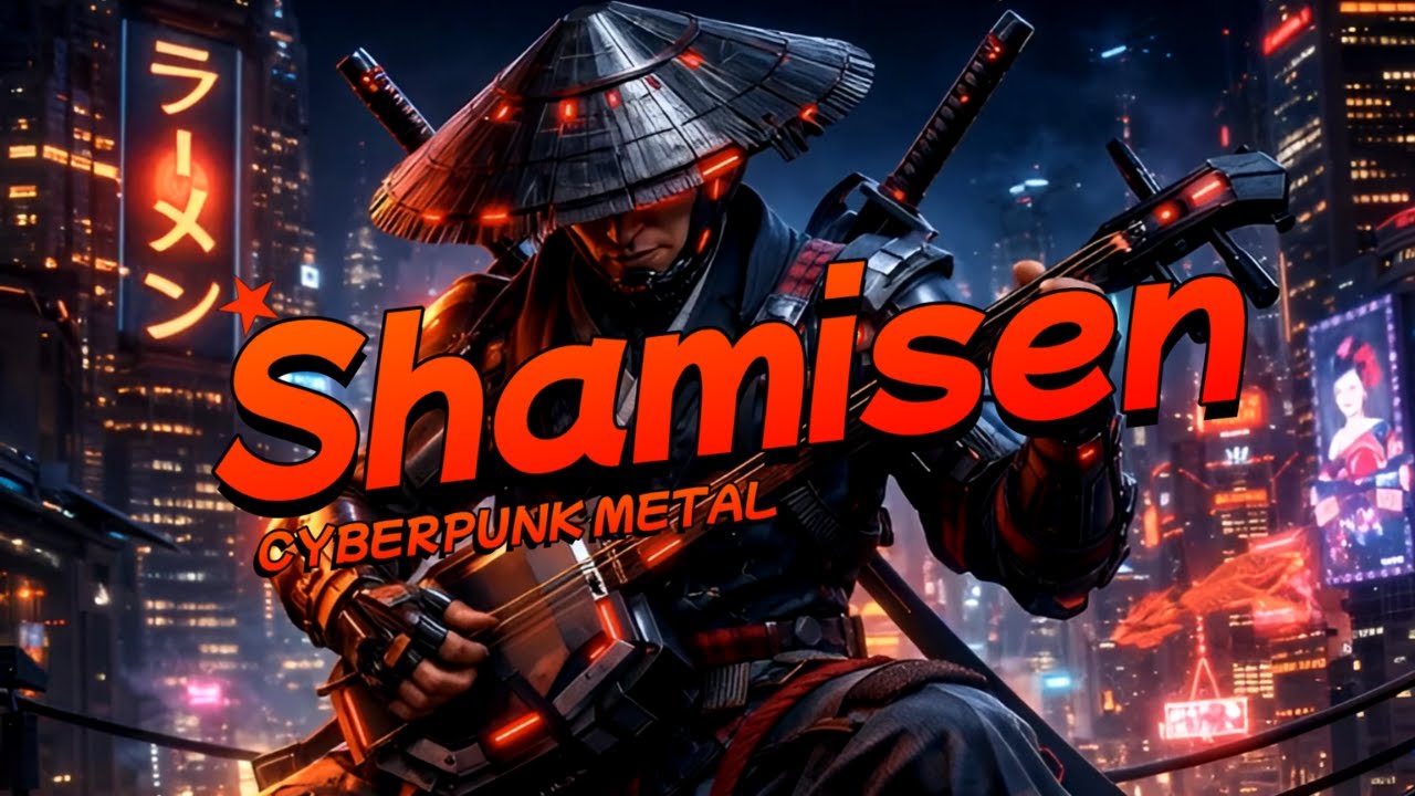 Shamisen Cyberpunk Metal Trap & Bass | 1 Hour Focus & Training Music | AURA = ♾️