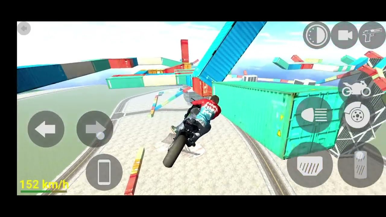 Franklin Ne 1000 feat ki unchai per bike ko daudaya #Indian 3D bike simulator gaming#carry minati#