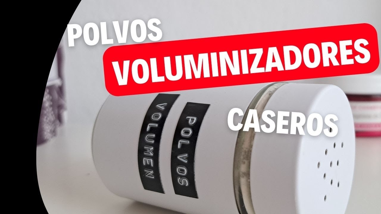 Polvos voluminizadores caseros (solo 4 ingredientes)