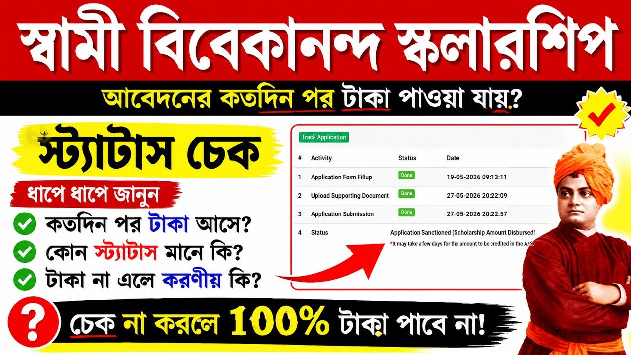 SVMCM Scholarship Status Check | how to check svmcm scholarship status