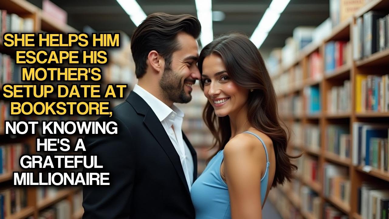She Helps Him Escape His Mother's Setup Date At Bookstore, Not Knowing He's A Grateful Millionaire
