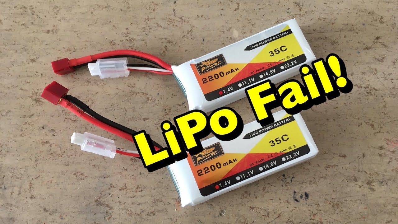 Non working 2S 7.4V 2200mAh ZOP Power LiPo from Banggood - Still A Good Product